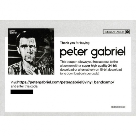 Peter Gabriel - Peter Gabriel: Melt (0884108016381) виниловая пластинка - фото 7