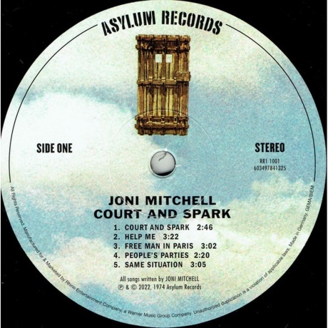Joni Mitchell - Court And Spark (0603497841325) виниловая пластинка - фото 4