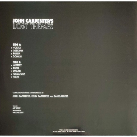 John Carpenter - Lost Themes (coloured) (0843563154908) виниловая пластинка - фото 3