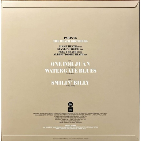 The Heath Brothers - Paris 76’ (Analogue) (3770010277170) виниловая пластинка - фото 2