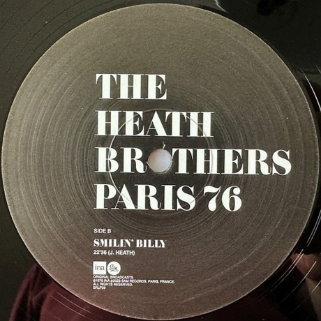 The Heath Brothers - Paris 76’ (Analogue) (3770010277170) виниловая пластинка - фото 4