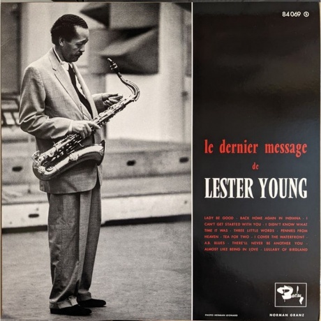 

Lester Young - Le Dernier Message (Analogue) (3770010277118) виниловая пластинка