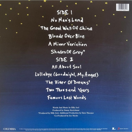 Billy Joel - River Of Dreams (0196587008413) виниловая пластинка - фото 2