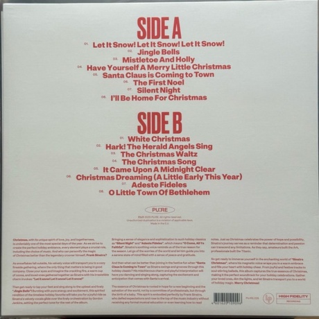 Frank Sinatra - Christmas Sinatra (coloured) (4601620109096) виниловая пластинка - фото 3