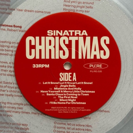Frank Sinatra - Christmas Sinatra (coloured) (4601620109096) виниловая пластинка - фото 6