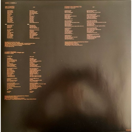 Andrea Bocelli - Sogno (0602547189349) виниловая пластинка - фото 6