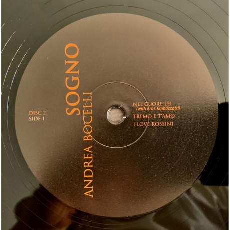 Andrea Bocelli - Sogno (0602547189349) виниловая пластинка - фото 9