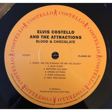 Elvis Costello - Blood &amp; Chocolate (0602547331090) виниловая пластинка - фото 6