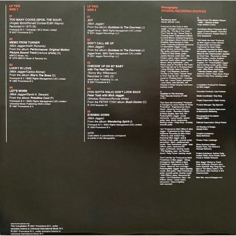 Mick Jagger - The Very Best Of (0602435727189) виниловая пластинка - фото 11