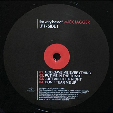Mick Jagger - The Very Best Of (0602435727189) виниловая пластинка - фото 4