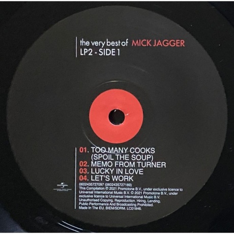 Mick Jagger - The Very Best Of (0602435727189) виниловая пластинка - фото 6