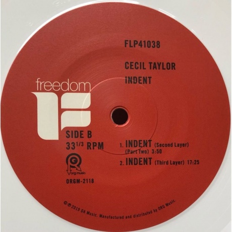 Cecil Taylor - Indent (coloured) (0711574885114) виниловая пластинка - фото 4