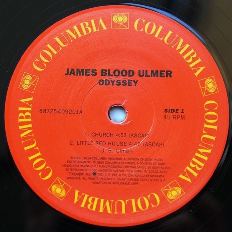 James Blood Ulmer - Odyssey (Analogue) (0887254092018) виниловая пластинка - фото 3