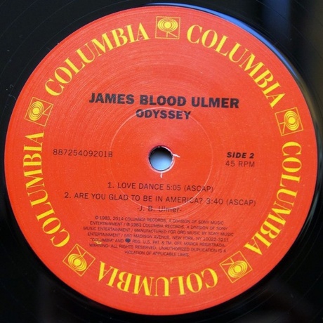 James Blood Ulmer - Odyssey (Analogue) (0887254092018) виниловая пластинка - фото 4
