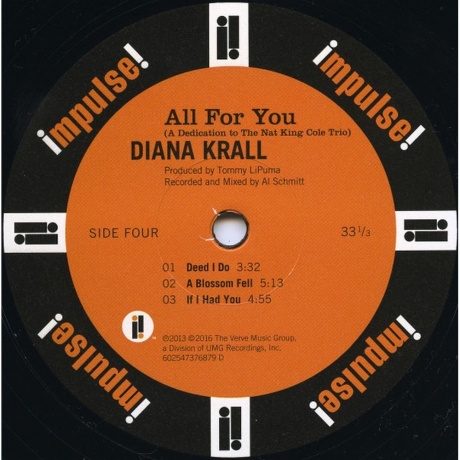 Diana Krall - All For You (0602547376510) виниловая пластинка - фото 6