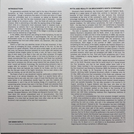 Simon Rattle - Bruckner: Symphony No.9 (5054197813948) виниловая пластинка - фото 3