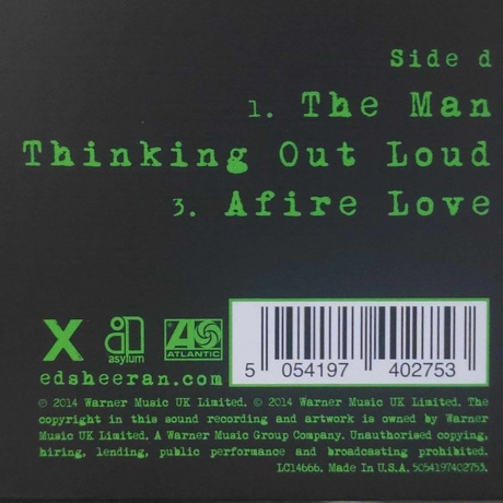 Ed Sheeran - (Multiply) (coloured) (5054197402753) виниловая пластинка - фото 4