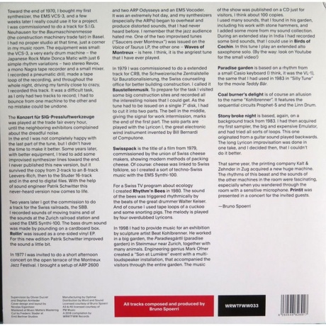 Bruno Spoerri - Rare &amp; Unreleased (4260544826917) виниловая пластинка - фото 2