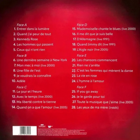 Patricia Kaas - 1987-2025: Une Vie (5021732731272) виниловая пластинка - фото 3