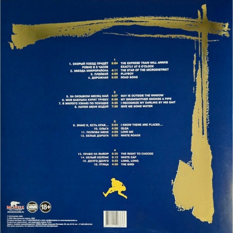 Легенды Русского Рока - Гарик Сукачев (Blue) (4640001406638) виниловая пластинка - фото 3