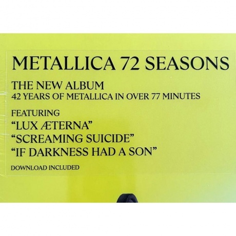 Metallica - 72 Seasons (coloured) (0602455012470) виниловая пластинка - фото 3