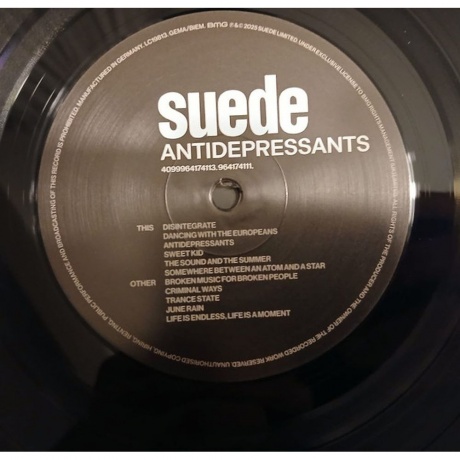 Suede - Antidepressants (4099964174113) виниловая пластинка - фото 4