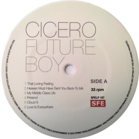 Cicero - Future Boy (coloured) (5013929851719) виниловая пластинка - фото 2