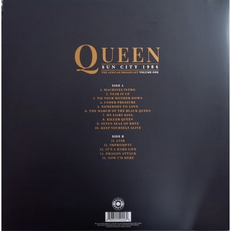Queen - Sun City 1984 Vol.1 (0803341524460) виниловая пластинка - фото 2