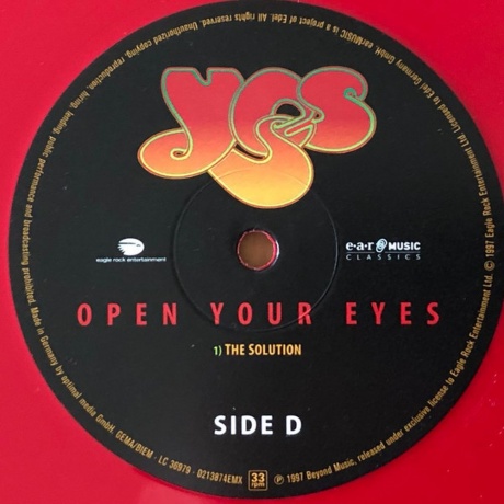 Yes - Open Your Eyes (coloured) (4029759138747) виниловая пластинка - фото 11