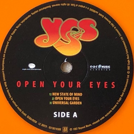Yes - Open Your Eyes (coloured) (4029759138747) виниловая пластинка - фото 5