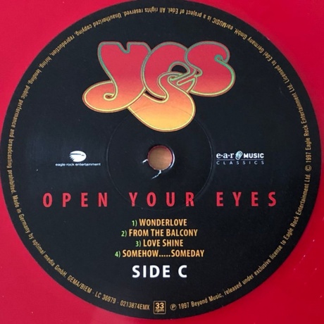 Yes - Open Your Eyes (coloured) (4029759138747) виниловая пластинка - фото 9