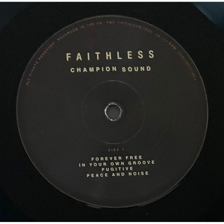 Faithless - Champion Sound (3760420425186) виниловая пластинка - фото 4