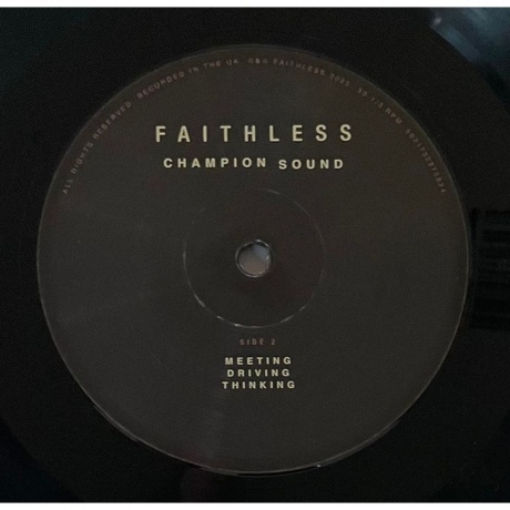Faithless - Champion Sound (3760420425186) виниловая пластинка - фото 5