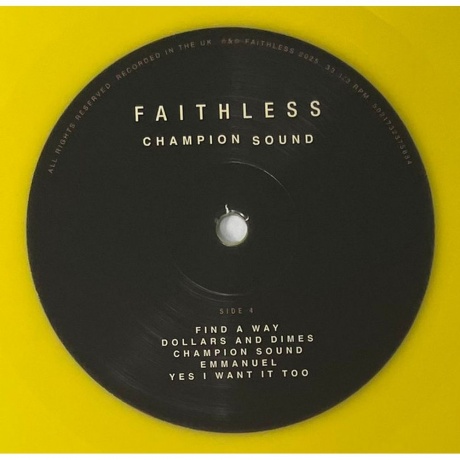 Faithless - Champion Sound (coloured) (3760420425179) виниловая пластинка - фото 6