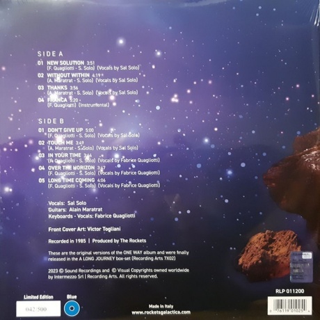 Rockets - One Way (coloured) (0076119010254) виниловая пластинка - фото 2