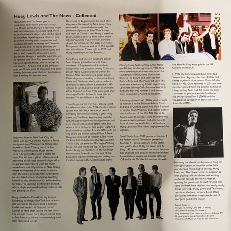 Huey Lewis &amp; The News - Collected (0600753772645) виниловая пластинка - фото 4