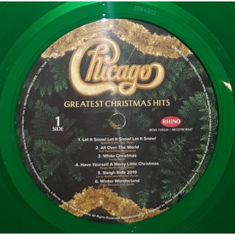Chicago - Greatest Christmas Hits (coloured) (0081227819347) виниловая пластинка - фото 3