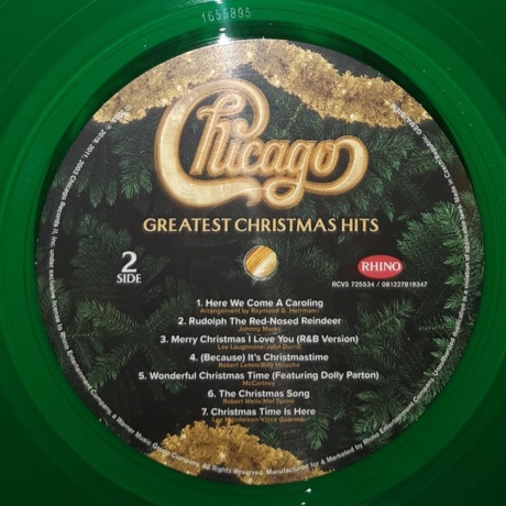 Chicago - Greatest Christmas Hits (coloured) (0081227819347) виниловая пластинка - фото 4