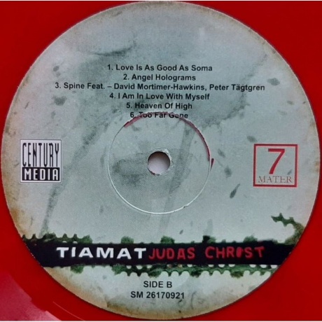 Tiamat - Judas Christ (coloured) (0617669419489) виниловая пластинка - фото 8