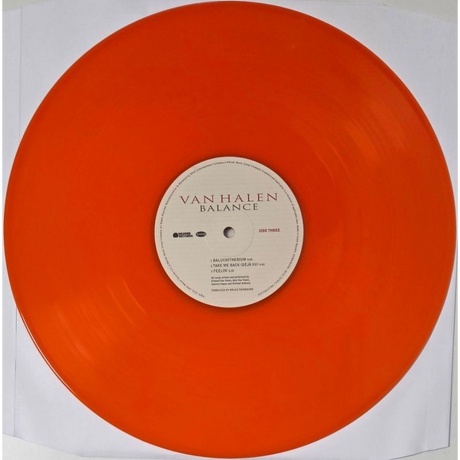 Van Halen - Balance (coloured) (0081227811235) виниловая пластинка - фото 8