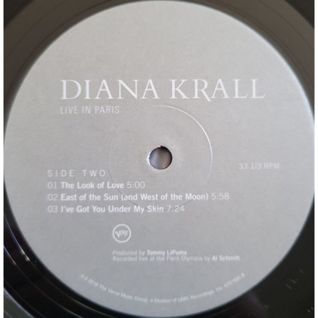 Diana Krall - Live In Paris (0602547376954) виниловая пластинка - фото 4