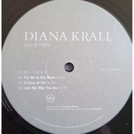 Diana Krall - Live In Paris (0602547376954) виниловая пластинка - фото 6