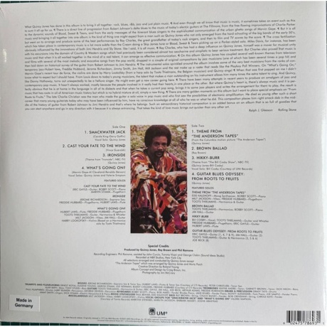 Quincy Jones - Smackwater Jack (Audiophile Edition) (0602475786931) виниловая пластинка - фото 2