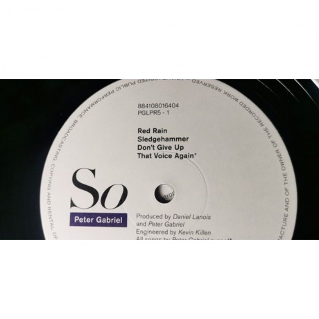 Peter Gabriel - So (0884108016404) виниловая пластинка - фото 5