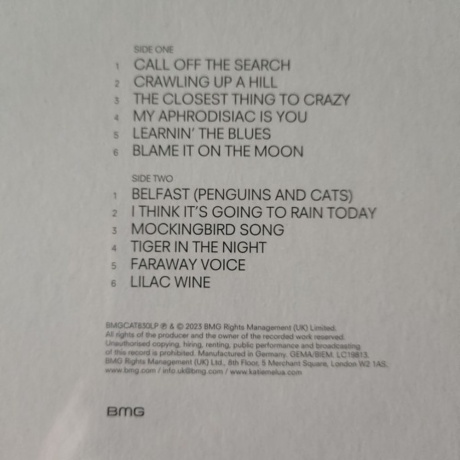 Katie Melua - Call Off The Search (4099964056341) виниловая пластинка - фото 3