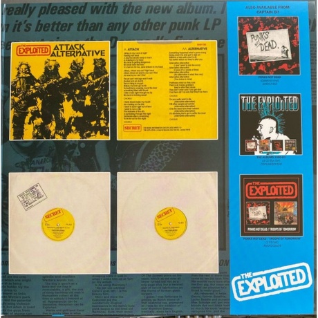 The Exploited - Troops Of Tomorrow (5013929611108) виниловая пластинка - фото 3