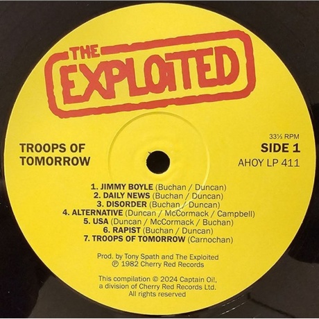 The Exploited - Troops Of Tomorrow (5013929611108) виниловая пластинка - фото 7