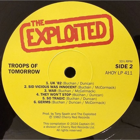 The Exploited - Troops Of Tomorrow (5013929611108) виниловая пластинка - фото 8