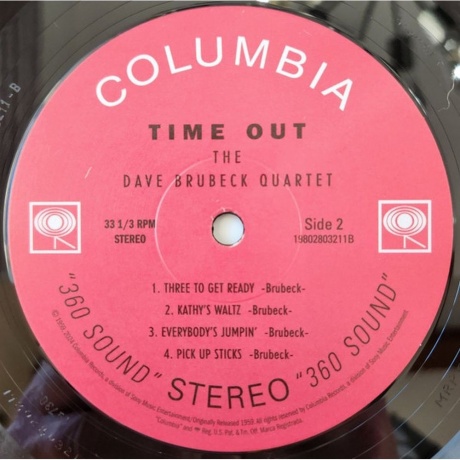 Dave Brubeck - Time Out (0198028032117) виниловая пластинка - фото 4