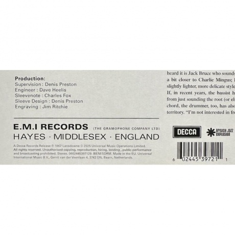 Mike Taylor - Trio (Analogue) (0602445397211) виниловая пластинка - фото 9